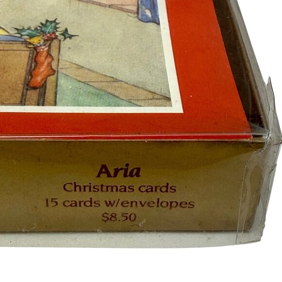 15 Christmas Cards Boxed Set Marcel Schurman Whimsical Rabbits by Molly Brett - Picture 7 of 7